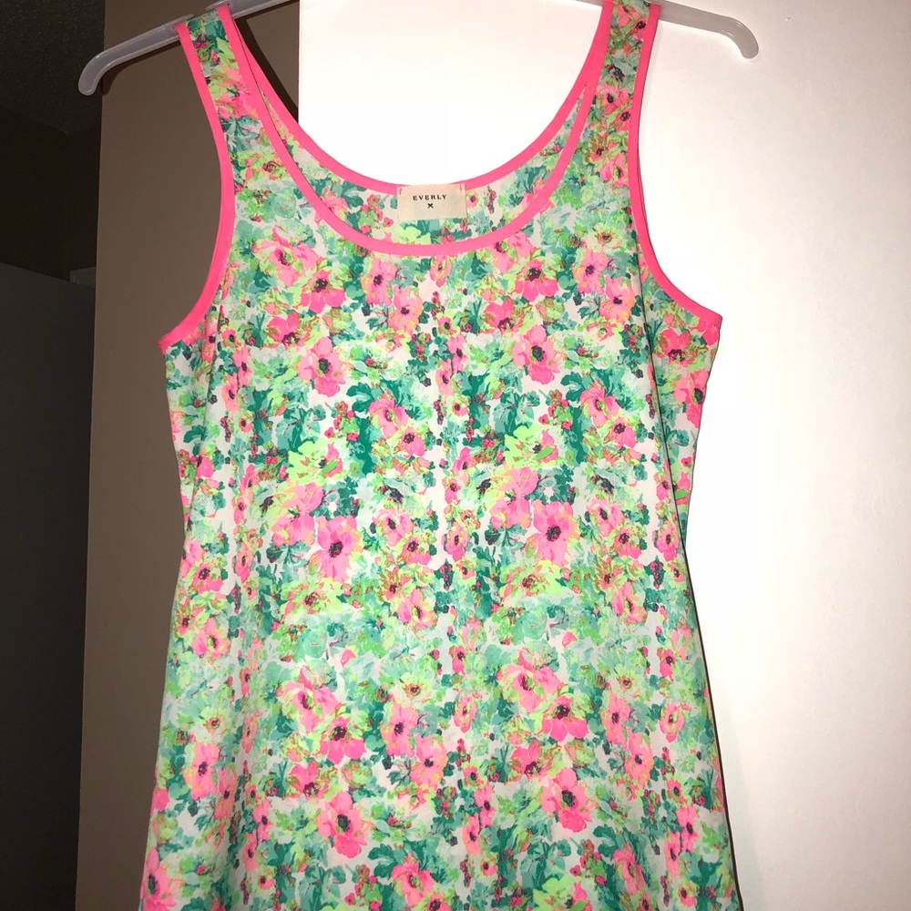 Floral tank top